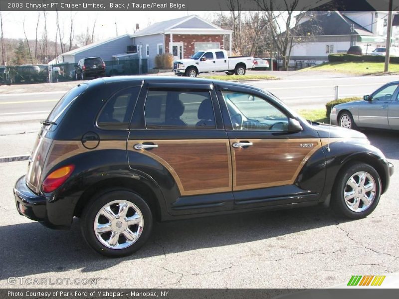 Black / Taupe/Pearl Beige 2003 Chrysler PT Cruiser Limited
