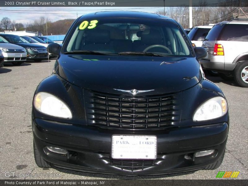 Black / Taupe/Pearl Beige 2003 Chrysler PT Cruiser Limited