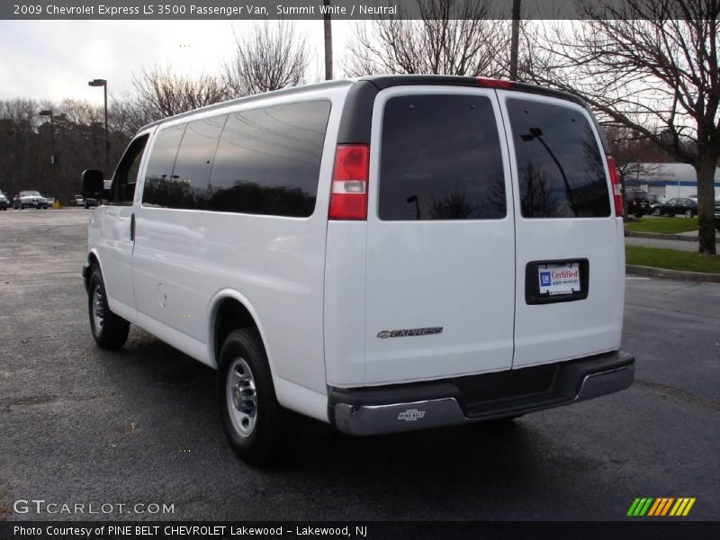 Summit White / Neutral 2009 Chevrolet Express LS 3500 Passenger Van