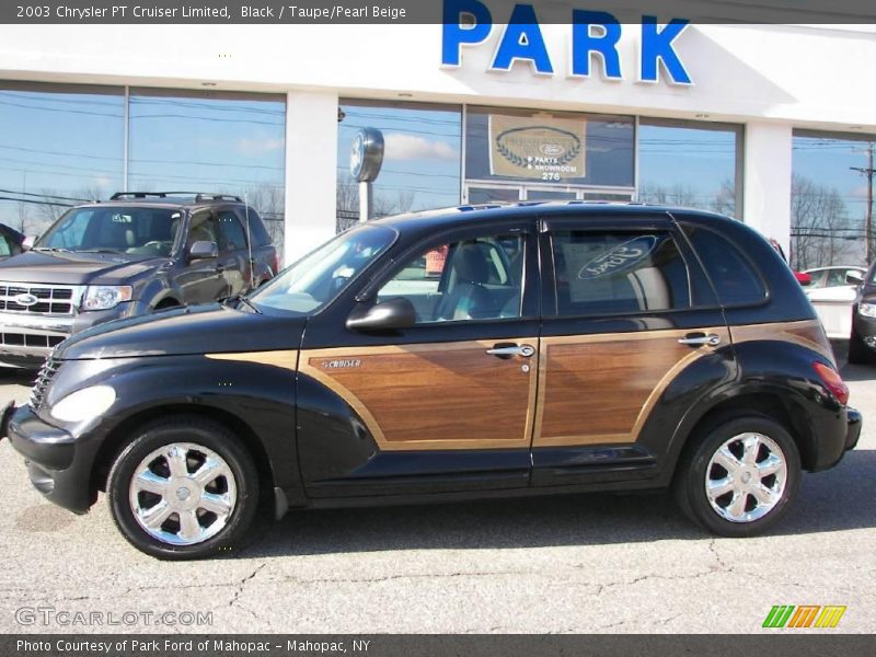 Black / Taupe/Pearl Beige 2003 Chrysler PT Cruiser Limited