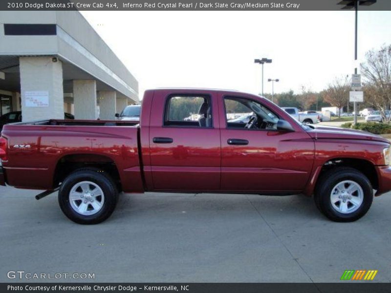 Inferno Red Crystal Pearl / Dark Slate Gray/Medium Slate Gray 2010 Dodge Dakota ST Crew Cab 4x4