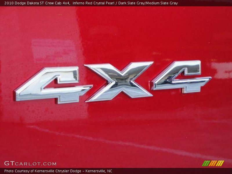 Inferno Red Crystal Pearl / Dark Slate Gray/Medium Slate Gray 2010 Dodge Dakota ST Crew Cab 4x4