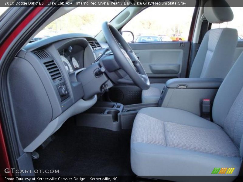 Inferno Red Crystal Pearl / Dark Slate Gray/Medium Slate Gray 2010 Dodge Dakota ST Crew Cab 4x4