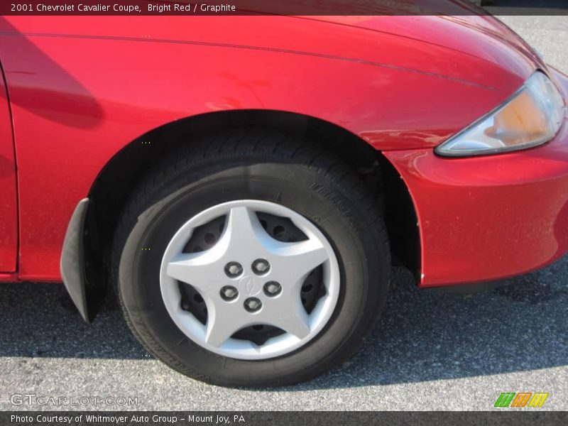 Bright Red / Graphite 2001 Chevrolet Cavalier Coupe