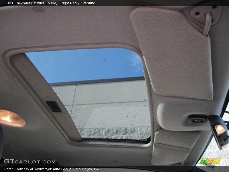 Bright Red / Graphite 2001 Chevrolet Cavalier Coupe