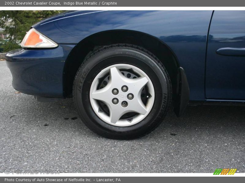 Indigo Blue Metallic / Graphite 2002 Chevrolet Cavalier Coupe