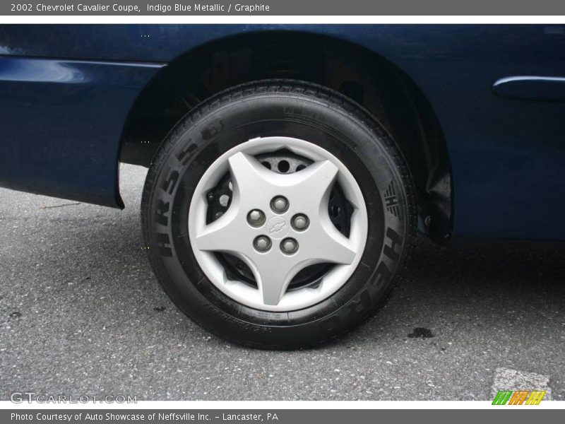 Indigo Blue Metallic / Graphite 2002 Chevrolet Cavalier Coupe