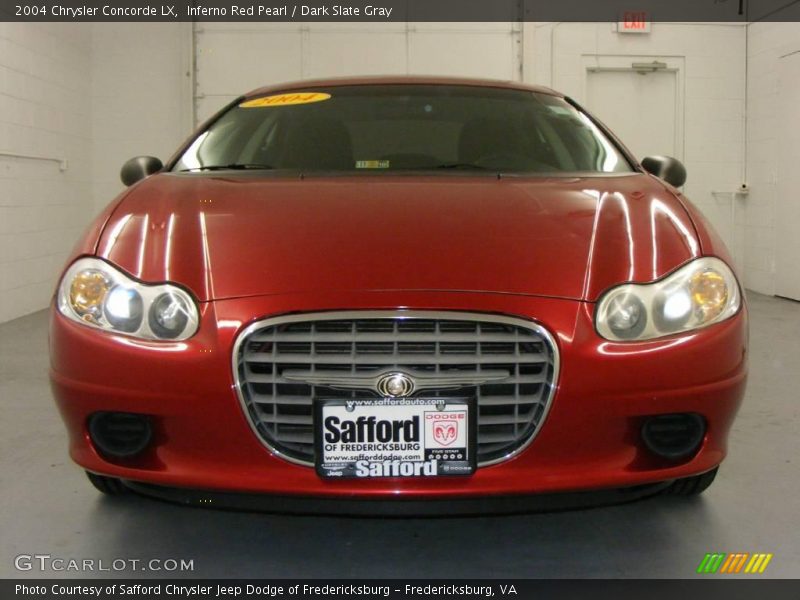 Inferno Red Pearl / Dark Slate Gray 2004 Chrysler Concorde LX