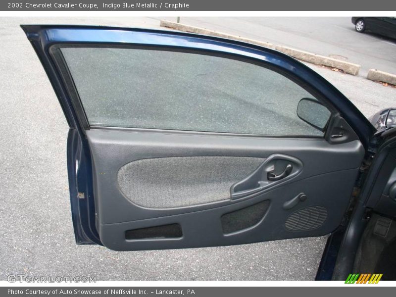 Indigo Blue Metallic / Graphite 2002 Chevrolet Cavalier Coupe
