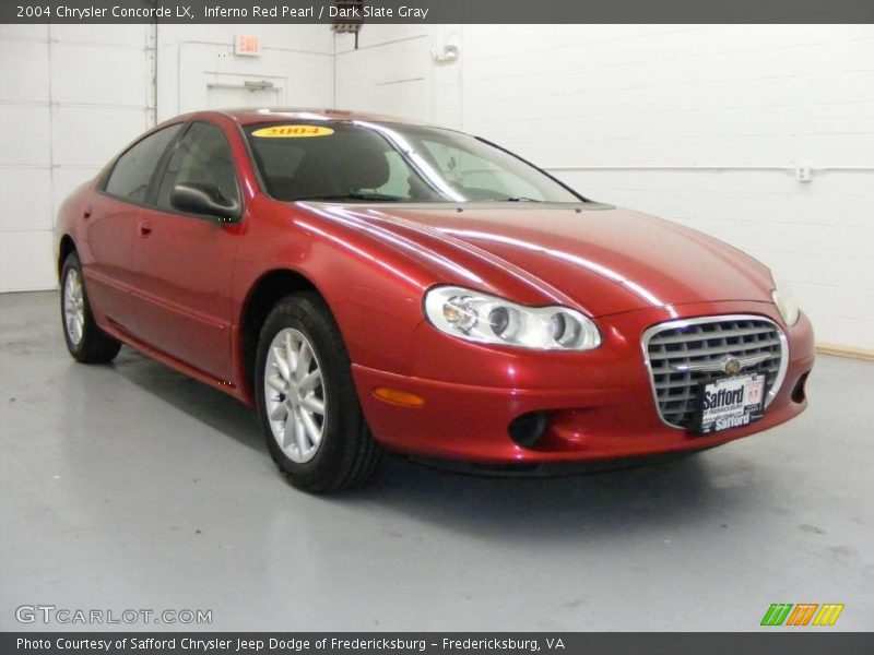 Inferno Red Pearl / Dark Slate Gray 2004 Chrysler Concorde LX