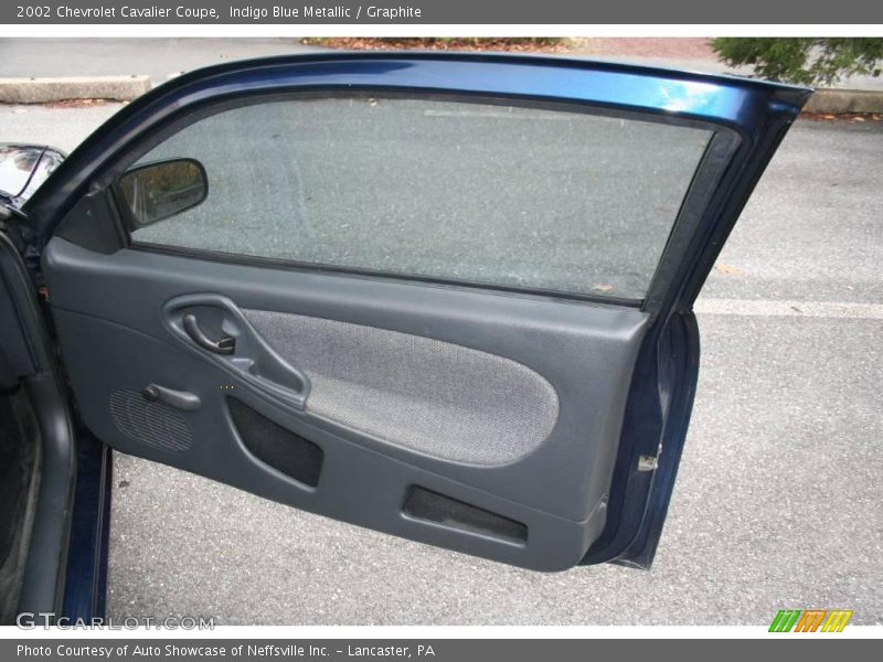 Indigo Blue Metallic / Graphite 2002 Chevrolet Cavalier Coupe