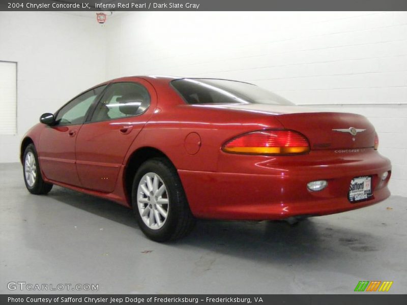 Inferno Red Pearl / Dark Slate Gray 2004 Chrysler Concorde LX