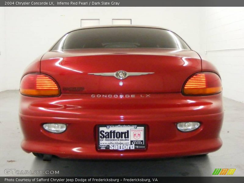 Inferno Red Pearl / Dark Slate Gray 2004 Chrysler Concorde LX
