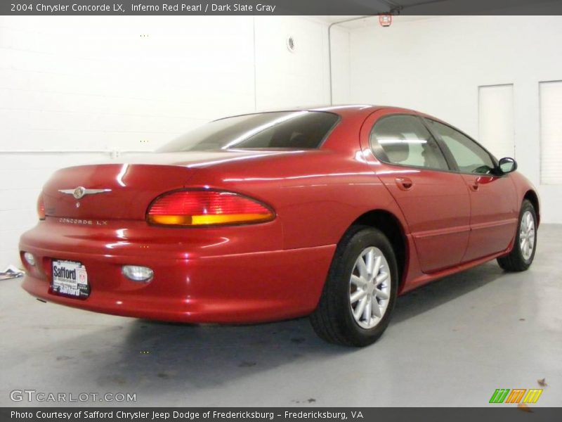 Inferno Red Pearl / Dark Slate Gray 2004 Chrysler Concorde LX