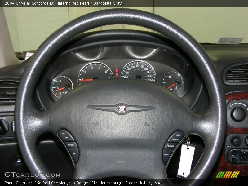 Inferno Red Pearl / Dark Slate Gray 2004 Chrysler Concorde LX