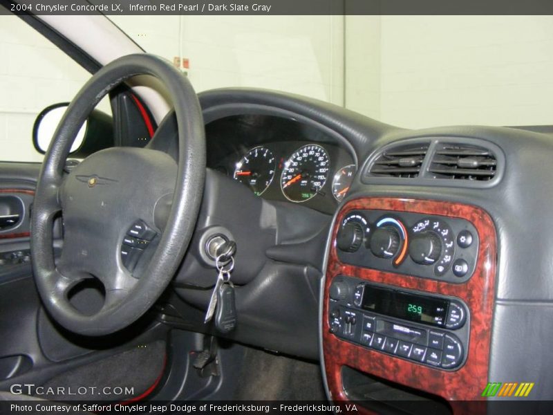 Inferno Red Pearl / Dark Slate Gray 2004 Chrysler Concorde LX