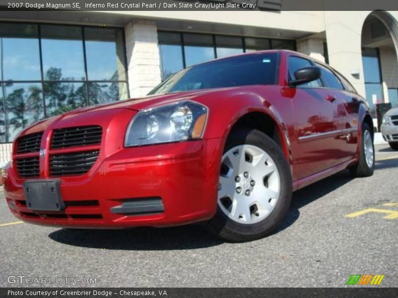 Inferno Red Crystal Pearl / Dark Slate Gray/Light Slate Gray 2007 Dodge Magnum SE