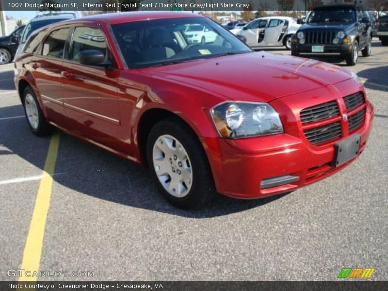 Inferno Red Crystal Pearl / Dark Slate Gray/Light Slate Gray 2007 Dodge Magnum SE