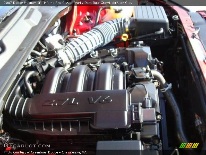 Inferno Red Crystal Pearl / Dark Slate Gray/Light Slate Gray 2007 Dodge Magnum SE