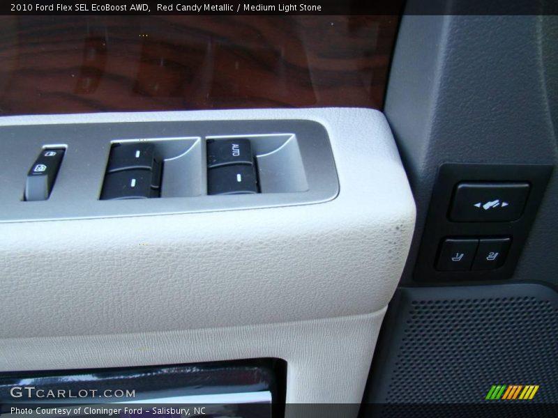 Red Candy Metallic / Medium Light Stone 2010 Ford Flex SEL EcoBoost AWD