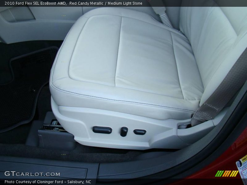 Red Candy Metallic / Medium Light Stone 2010 Ford Flex SEL EcoBoost AWD
