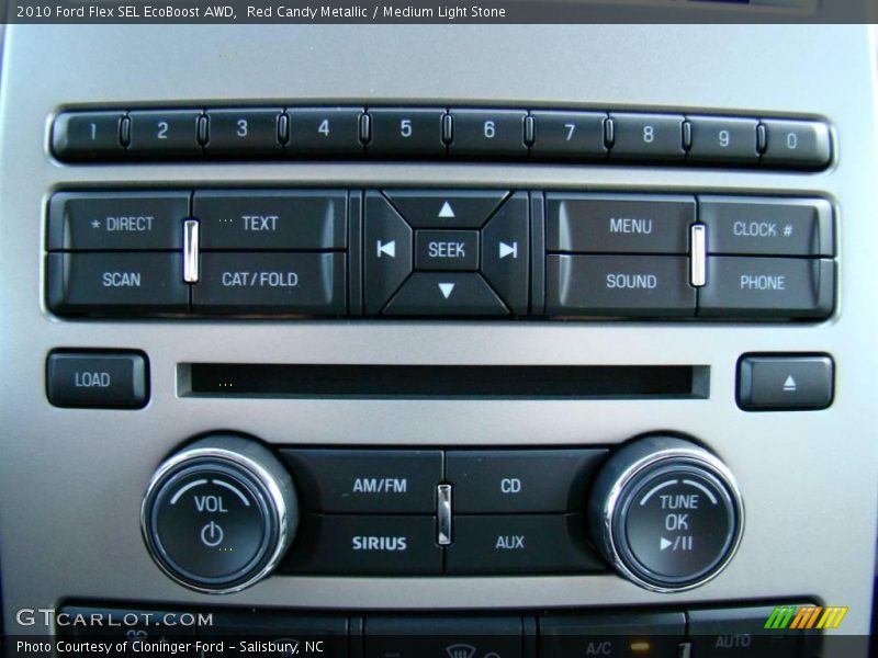 Red Candy Metallic / Medium Light Stone 2010 Ford Flex SEL EcoBoost AWD
