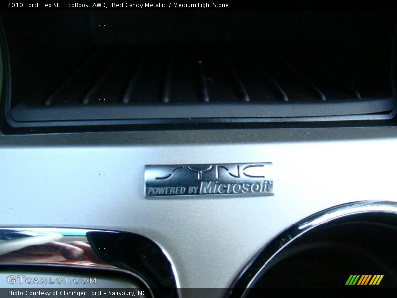 Red Candy Metallic / Medium Light Stone 2010 Ford Flex SEL EcoBoost AWD