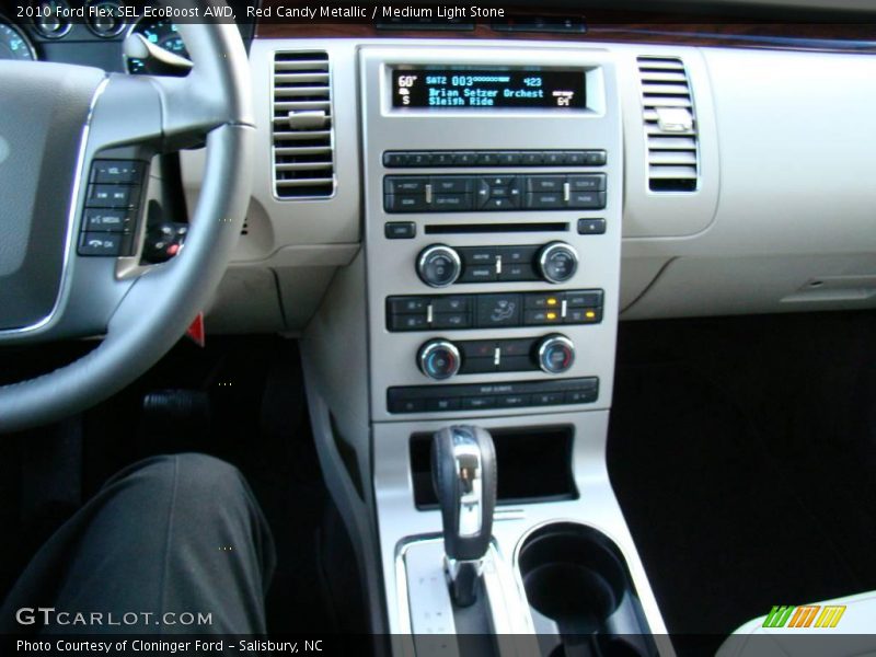 Red Candy Metallic / Medium Light Stone 2010 Ford Flex SEL EcoBoost AWD