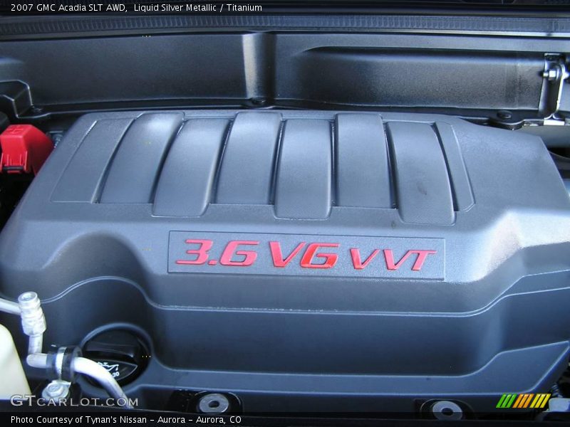 Liquid Silver Metallic / Titanium 2007 GMC Acadia SLT AWD