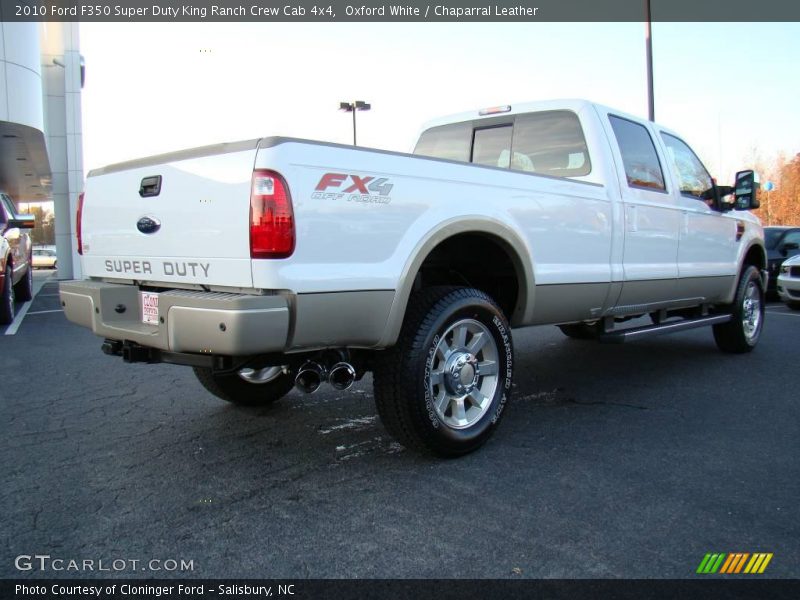 Oxford White / Chaparral Leather 2010 Ford F350 Super Duty King Ranch Crew Cab 4x4