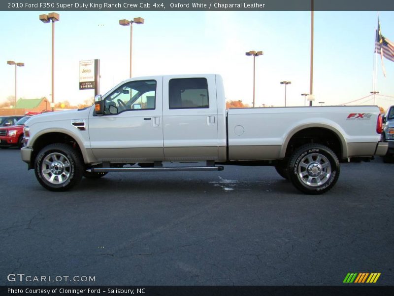 Oxford White / Chaparral Leather 2010 Ford F350 Super Duty King Ranch Crew Cab 4x4