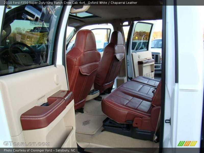 Oxford White / Chaparral Leather 2010 Ford F350 Super Duty King Ranch Crew Cab 4x4