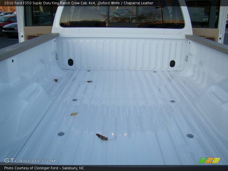 Oxford White / Chaparral Leather 2010 Ford F350 Super Duty King Ranch Crew Cab 4x4