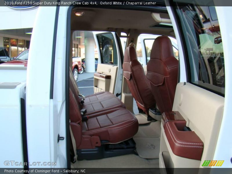 Oxford White / Chaparral Leather 2010 Ford F350 Super Duty King Ranch Crew Cab 4x4