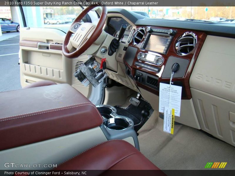 Oxford White / Chaparral Leather 2010 Ford F350 Super Duty King Ranch Crew Cab 4x4