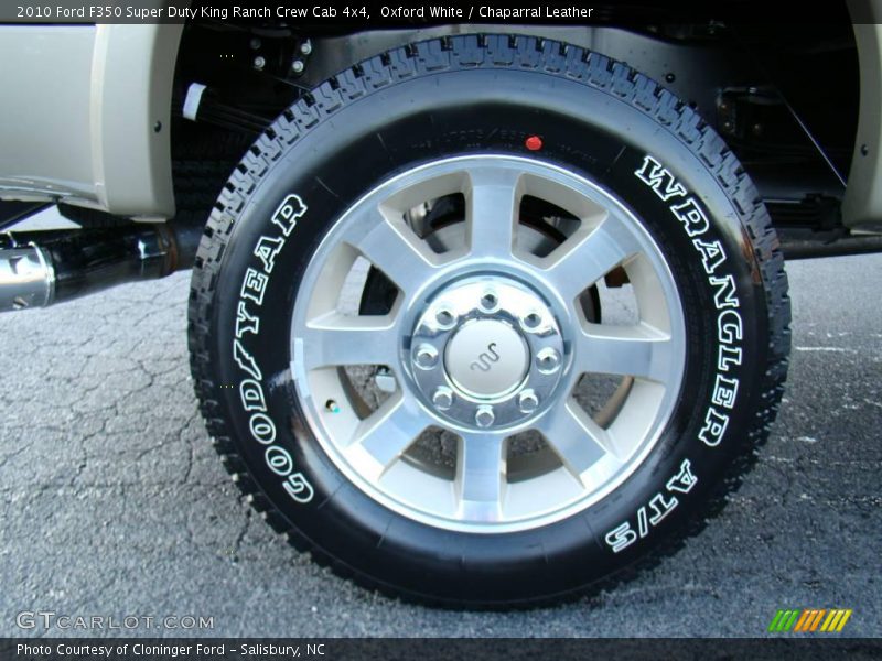 Oxford White / Chaparral Leather 2010 Ford F350 Super Duty King Ranch Crew Cab 4x4