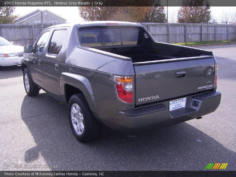 Nimbus Grey Metallic / Gray 2007 Honda Ridgeline RTS