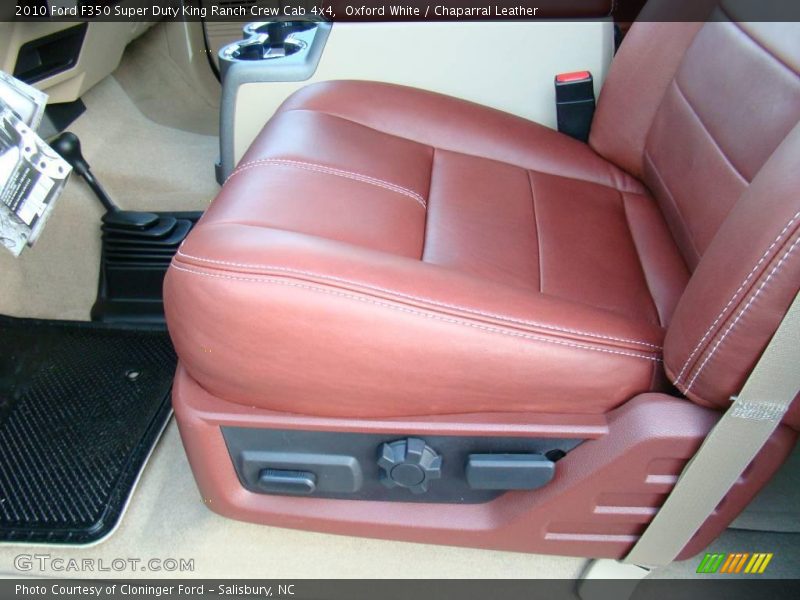 Oxford White / Chaparral Leather 2010 Ford F350 Super Duty King Ranch Crew Cab 4x4