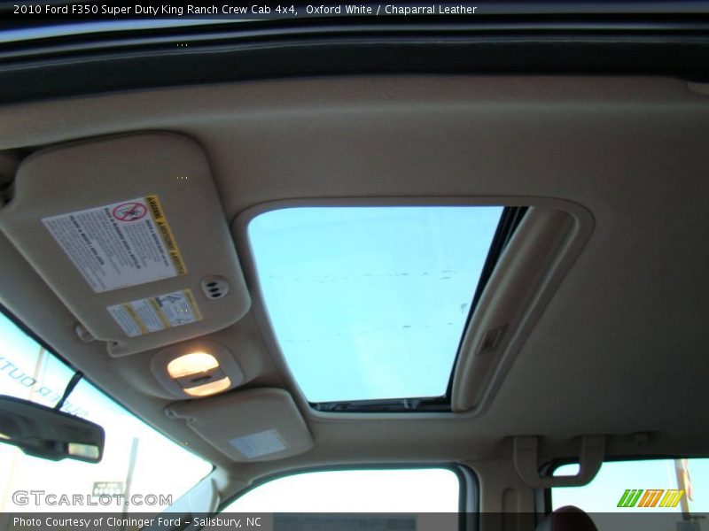 Oxford White / Chaparral Leather 2010 Ford F350 Super Duty King Ranch Crew Cab 4x4