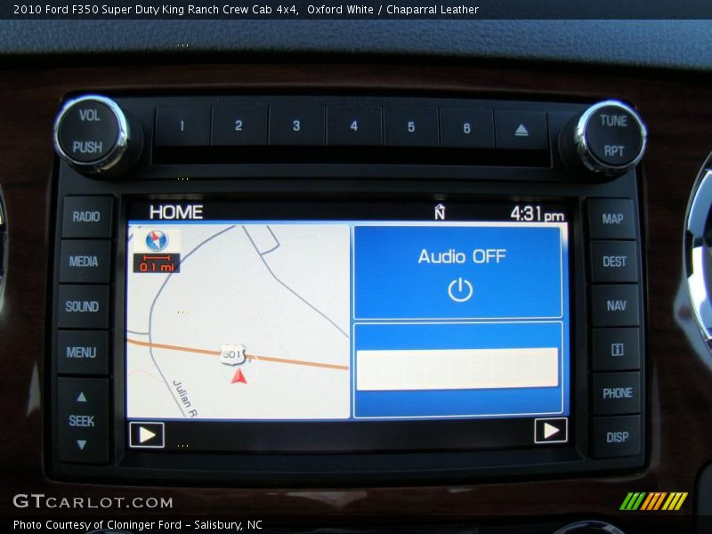 Oxford White / Chaparral Leather 2010 Ford F350 Super Duty King Ranch Crew Cab 4x4