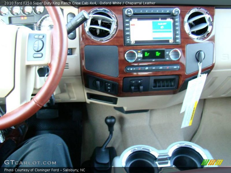 Oxford White / Chaparral Leather 2010 Ford F350 Super Duty King Ranch Crew Cab 4x4