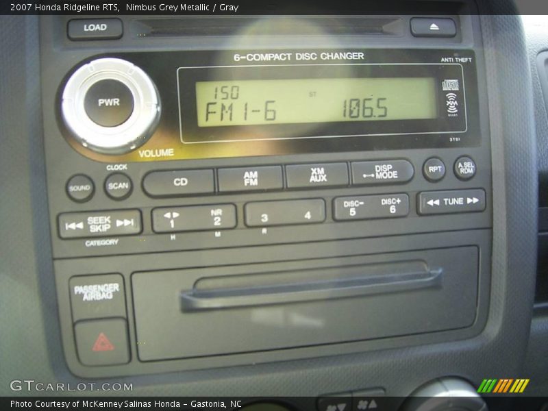 Nimbus Grey Metallic / Gray 2007 Honda Ridgeline RTS
