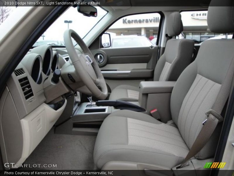 Light Sandstone Metallic / Khaki 2010 Dodge Nitro SXT