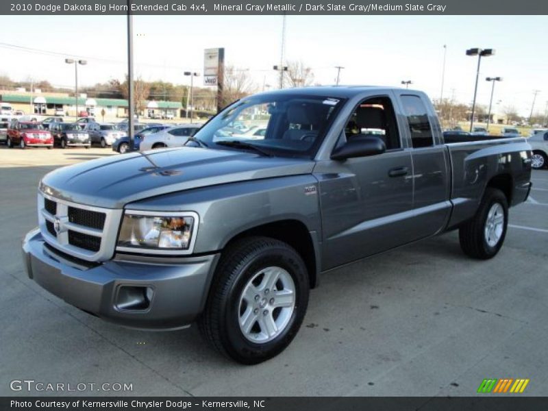 Mineral Gray Metallic / Dark Slate Gray/Medium Slate Gray 2010 Dodge Dakota Big Horn Extended Cab 4x4