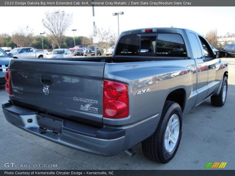 Mineral Gray Metallic / Dark Slate Gray/Medium Slate Gray 2010 Dodge Dakota Big Horn Extended Cab 4x4
