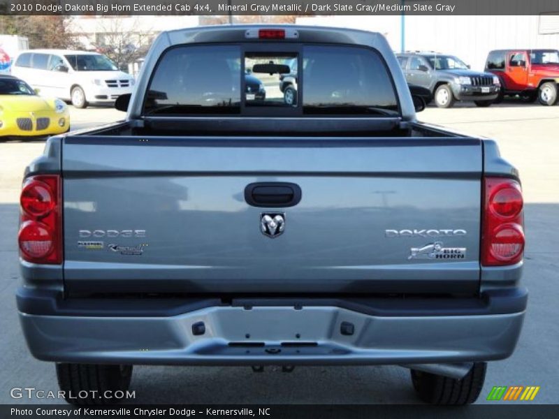 Mineral Gray Metallic / Dark Slate Gray/Medium Slate Gray 2010 Dodge Dakota Big Horn Extended Cab 4x4