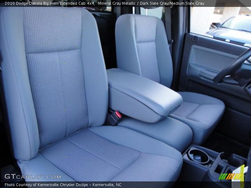 Mineral Gray Metallic / Dark Slate Gray/Medium Slate Gray 2010 Dodge Dakota Big Horn Extended Cab 4x4