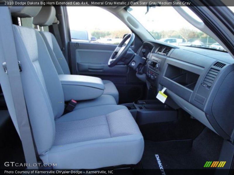 Mineral Gray Metallic / Dark Slate Gray/Medium Slate Gray 2010 Dodge Dakota Big Horn Extended Cab 4x4