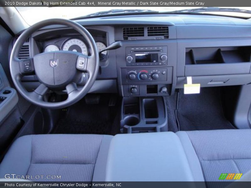 Mineral Gray Metallic / Dark Slate Gray/Medium Slate Gray 2010 Dodge Dakota Big Horn Extended Cab 4x4