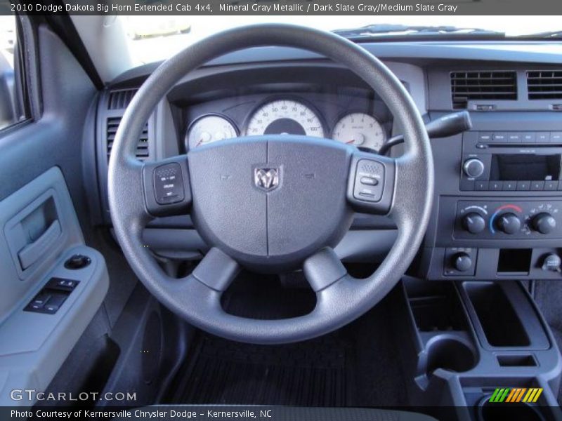 Mineral Gray Metallic / Dark Slate Gray/Medium Slate Gray 2010 Dodge Dakota Big Horn Extended Cab 4x4